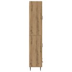 vidaXL Ensemble de Meubles 2 Pièces 66 x 34 5 x 95 cm Bois d'ingénierie