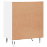 vidaXL Buffet blanc 57x35x70 cm bois d’ingénierie