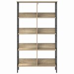 vidaXL Étagère Chêne Sonoma 82 x 32 x 144 5 cm Bois d'ingénierie