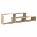 vidaXL SupportmuralpourTV 120x25x28 5cm Bois d'ingénierie
