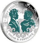 Monnaie COLIN AND PENELOPE Bridgerton 1/2 Oz Argent 50 Cents Australia 2026