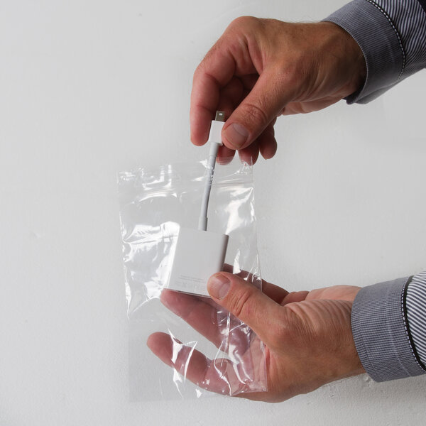Lot de 500 sachets plastiques à fermeture zip 120x170mm standard 50µ