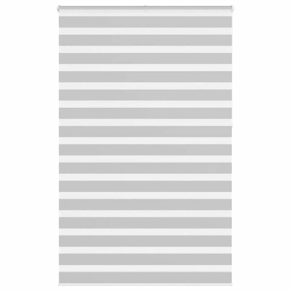 vidaXL Store zèbre gris clair largeur du tissu 135 9 cm polyester