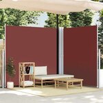 vidaXL Auvent latéral rétractable Marron 200x600 cm