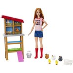 BARBIE - Coffret Métiers Fermiere - Poupée Mannequin - 3 ans et +