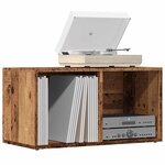 vidaXL Boîtes de rangement LP vieux bois 69 5x34x36 cm bois ingénierie