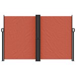 vidaXL Auvent latéral rétractable terre cuite 160x1000 cm