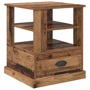 vidaXL Cabinet de chevet Bois ancien 50 x 50 x 60 cm Bois d'ingénierie