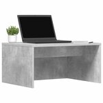 vidaXL Bureau mural Gris béton 60 x 45 x 30 cm Bois d'ingénierie