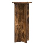 vidaXL Support de Plante 2 pièces Chêne fumé 40 x 40 x 80 cm