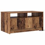 vidaXL Table basse Bois ancien 90 x 50 x 45 cm Bois d'ingénierie
