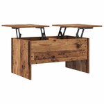 vidaXL Table basse Bois ancien 80 x 50 5 x 42 5 cm Bois d'ingénierie