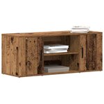 vidaXL Meuble TV Bois ancien 100 x 35 x 40 cm Bois d'ingénierie