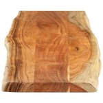 vidaXL Dessus de table 160x40x3 8 cm rectangulaire bois massif acacia