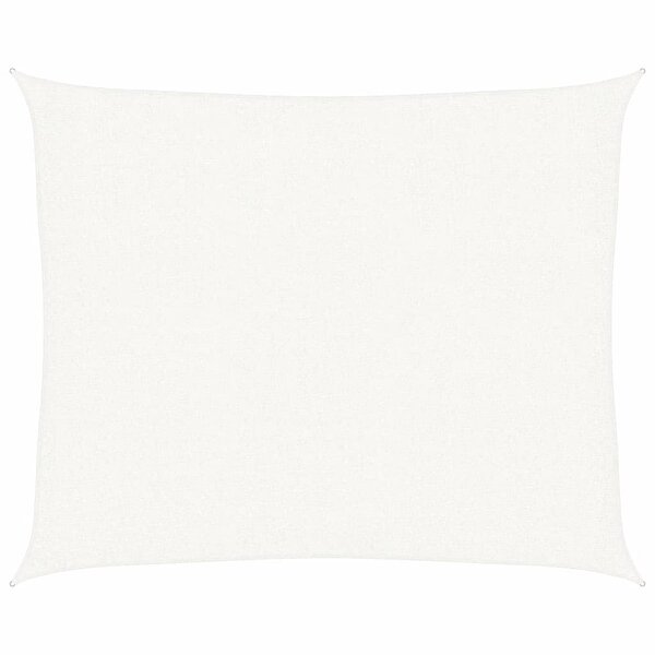 vidaXL Voile d'ombrage 160 g/m² Blanc 2 5x3 m PEHD