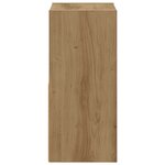 vidaXL Table de chevet 2 pc Chêne artisanal 25 5 x 22 x 49 5 cm