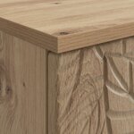 vidaXL Bureau Chêne artisanal Bois d'ingénierie 142 5 x 50 x 75 cm