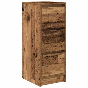 vidaXL Buffet vieux bois 29 5x34x76 cm bois d'ingénierie