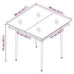vidaXL Ensemble à manger de jardin coussins 3 Pièces Résine tressée Verre