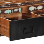 vidaXL Table console multicolore 100x35x75 cm bois massif récupération
