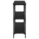 vidaXL Table console Chêne noir 200 x 29 x 75 cm