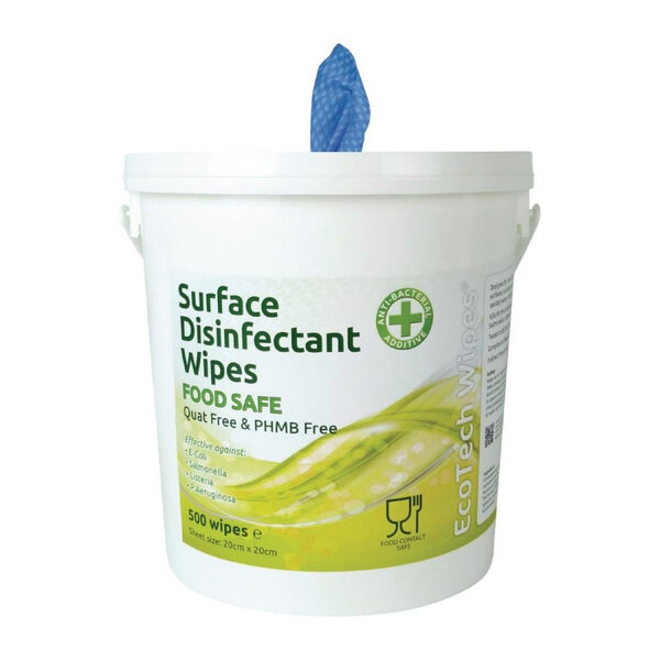 Boîte de lingettes désinfectantes de surface sans caq - 500 lingettes -  - coton