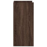 vidaXL Buffet chêne marron 45x35x75 cm bois d'ingénierie