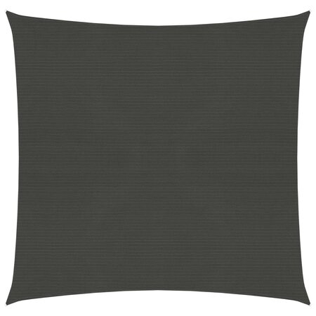 vidaXL Voile d'ombrage 160 g/m² Anthracite 2 5x2 5 m PEHD