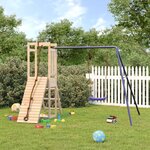 vidaXL Aire de jeux d'extérieur bois de pin massif