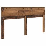 vidaXL Tête de lit Bois Ancien 200 cm Bois d'ingénierie