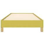 vidaXL Cadre de lit Vert 100 x 200 cm Tissu