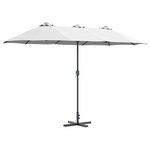 vidaXL Parasol de jardin Couleur sable 370 x 197 x 239 cm