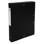Boite De Classement Exabox Dos 40mm Polypropylène 7/10e Opak - A4 - Noir - X 8 - Exacompta
