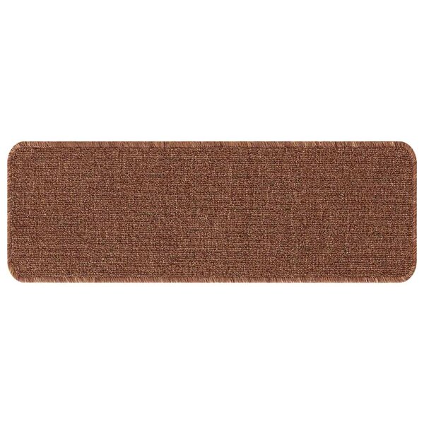 vidaXL Tapis Antidérapants pour Escaliers 15 Pièces Jaune 60 x 25 cm PP