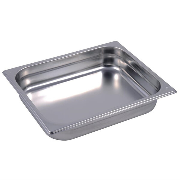 Bac gastro inox gn 1/2 - profondeur 40 mm - gastro m -  - inox2 9325 x265x40mm