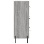 vidaXL Buffet sonoma gris 69 5x34x90 cm bois d'ingénierie