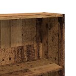 vidaXL Bibliothèque vieux bois 80x30x189 cm bois d'ingénierie