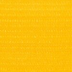 vidaXL Voile d'ombrage 160 g/m² Jaune 3x4 5 m PEHD