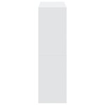 vidaXL Bibliothèque blanc 102x32x108 cm bois d'ingénierie