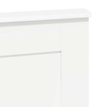 vidaXL Tête de lit Chêne noir 140 cm Bois d'ingénierie