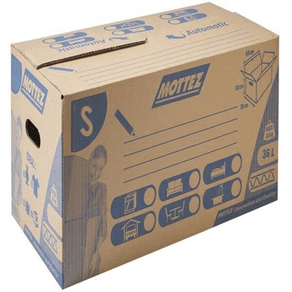 Mottez lot de 20 cartons 36l