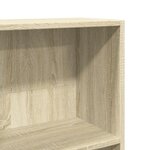 vidaXL Bibliothèque chêne sonoma 80x30x152 cm bois d'ingénierie
