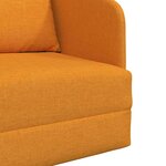 vidaXL Canapé-Lit Jaune foncé 65 x 80 x 83 cm tissu