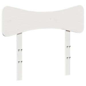 vidaXL Tête de lit blanc 90 cm bois massif de pin