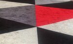Tapis d'intérieur Triangle 160 x 230 cm - Rouge