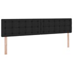 vidaXL Lit avec rangement et matelas avec matelas Noir 200 x 200 cm