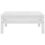 Salon de jardin meuble d'extérieur ensemble de mobilier 7 pièces blanc bois de pin massif 02_0017357