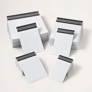 Lot 100 Enveloppes Plastiques Expédition – 4 Tailles (4 × 25)