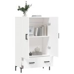 vidaXL Buffet haut blanc 69 5x31x115 cm bois d'ingénierie