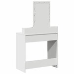 vidaXL Table de Toilette Blanc 79 x 41 x 140 cm Bois d'ingénierie